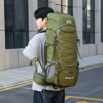 Planinarski ruksak, velik kapacitet, vodootporan, zaštita leđa, prozračan, ergonomski stražnji panel