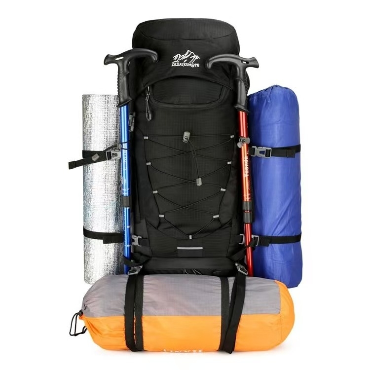 Planinarski ruksak, velik kapacitet, vodootporan, zaštita leđa, prozračan, ergonomski stražnji panel