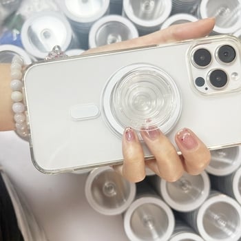 MagSafe mágneses telefonállvány - akril anyagból, egyszerű stílus, testreszabhatóság támogatott