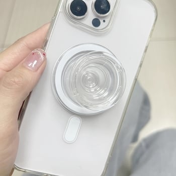 MagSafe mágneses telefonállvány - akril anyagból, egyszerű stílus, testreszabhatóság támogatott