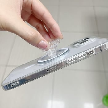 MagSafe mágneses telefonállvány - akril anyagból, egyszerű stílus, testreszabhatóság támogatott