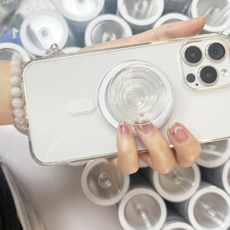 MagSafe mágneses telefonállvány - akril anyagból, egyszerű stílus, testreszabhatóság támogatott