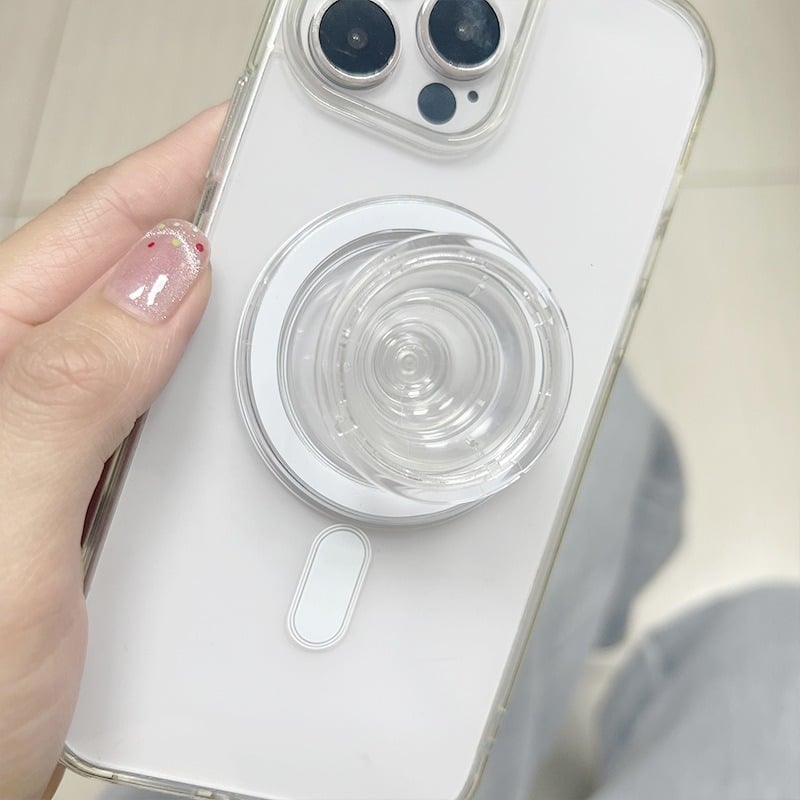 MagSafe mágneses telefonállvány - akril anyagból, egyszerű stílus, testreszabhatóság támogatott