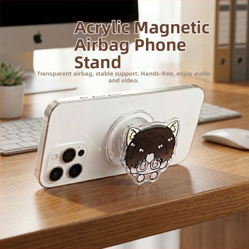 Akrylový magnetický držiak na mobilný telefón, univerzálny, magnetická séria, magnetický štýl, do kancelárie