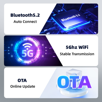 Bežični CarPlay adapter za automobil, 2-u-1 Apple CarPlay i Android Auto