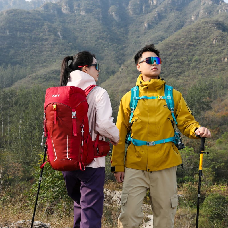 Planinski ruksak, unisex, vodootporan, prozračan, otporan na vlagu, s jastučastim trakama