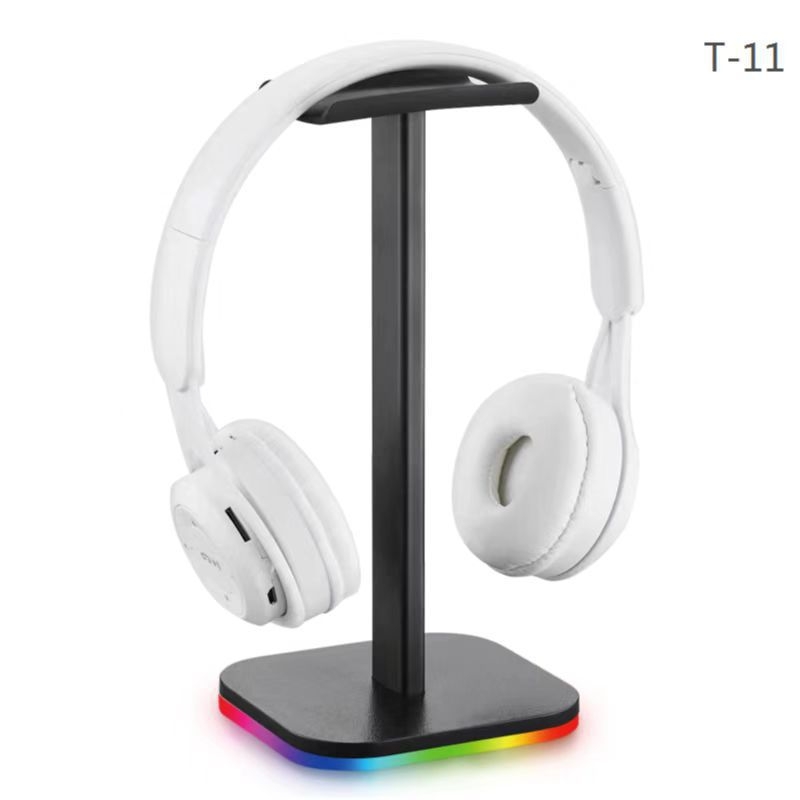 Odvojivi RGB osvijetljeni stalk za slušalice s USB sučeljem - OEM