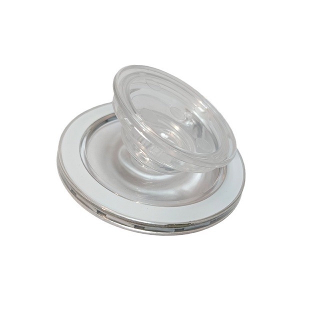 Държач за телефон за бюро с прозрачна магнитна база, въртящ се и телескопичен, универсален