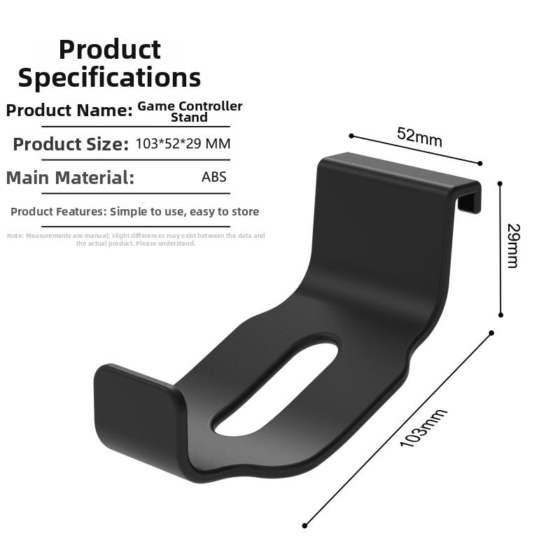 Držiak na uskladnenie slúchadiel a príslušenstva PS5/XSX – ABS, 2 kusy
