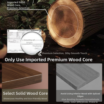 Masīvkoka austiņu statīvs datoram ar uzglabāšanas funkciju — Modelis 2297270835714294016