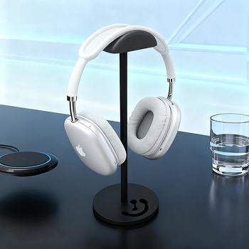 Datora statīvs telefoniem un austiņām, metāla pamats, pielāgojams modelis