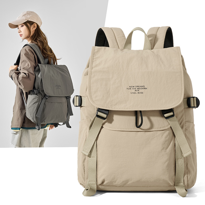 Uniszex Oxford anyagú hátizsák, 20–35L, kompatibil 13 hüvelykes laptophoz, kopásálló, görbült vállpántok, nylon részletekkel