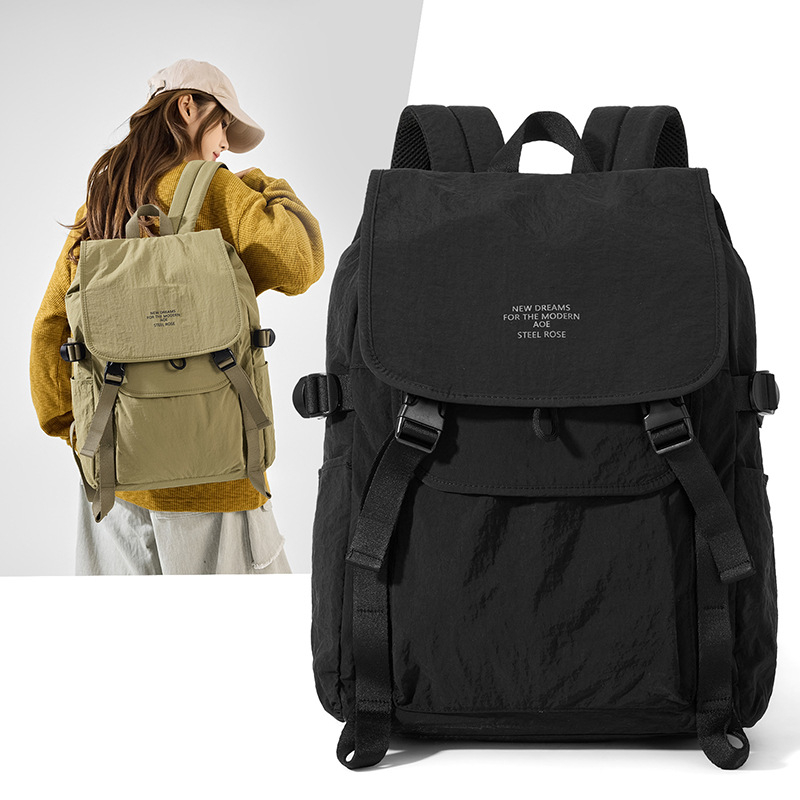 Uniszex Oxford anyagú hátizsák, 20–35L, kompatibil 13 hüvelykes laptophoz, kopásálló, görbült vállpántok, nylon részletekkel