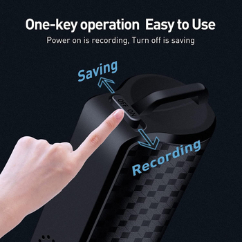 Ierakstīšanas pildspalva ar diviem mikrofoniem, 500 stundas ieraksts, WMA formāts, 999 failu limits, USB 2.0