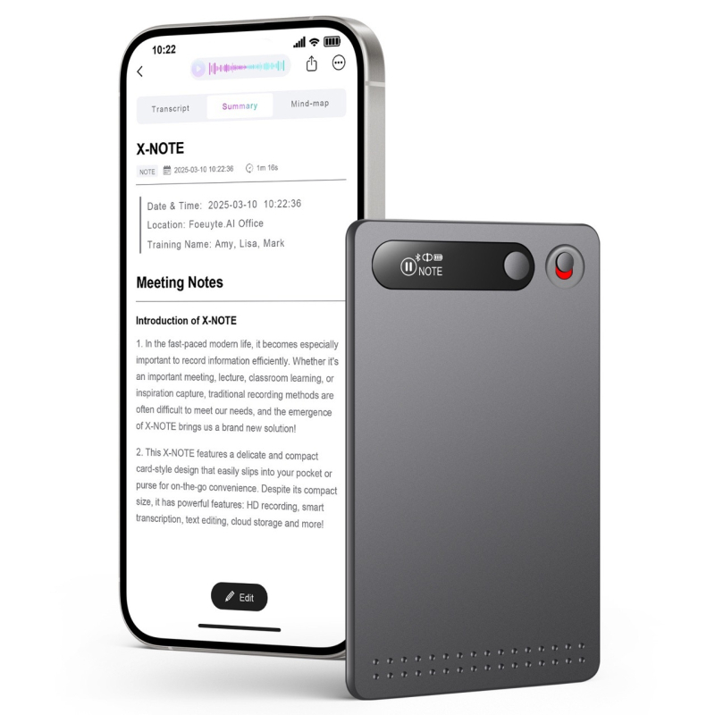 AI diktofons ar ChatGPT — AI transkripcija un kopsavilkums, MP3 ieraksts, 48 h, TF karte, divu mikrofoni, ierakstīšanas attālums 30 m