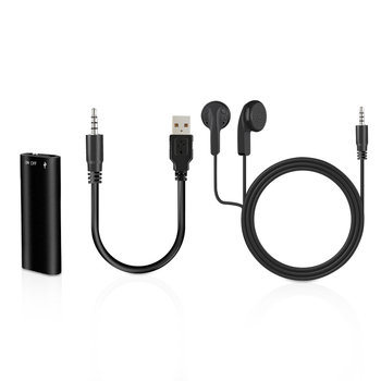 Ψηφιακός καταγραφέας ήχου MP3, 600 λεπτών εγγραφής, USB 2.0, μονοφωνικό μικρόφωνο, χωρίς οθόνη