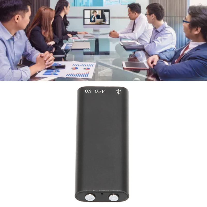 Ψηφιακός καταγραφέας ήχου MP3, 600 λεπτών εγγραφής, USB 2.0, μονοφωνικό μικρόφωνο, χωρίς οθόνη