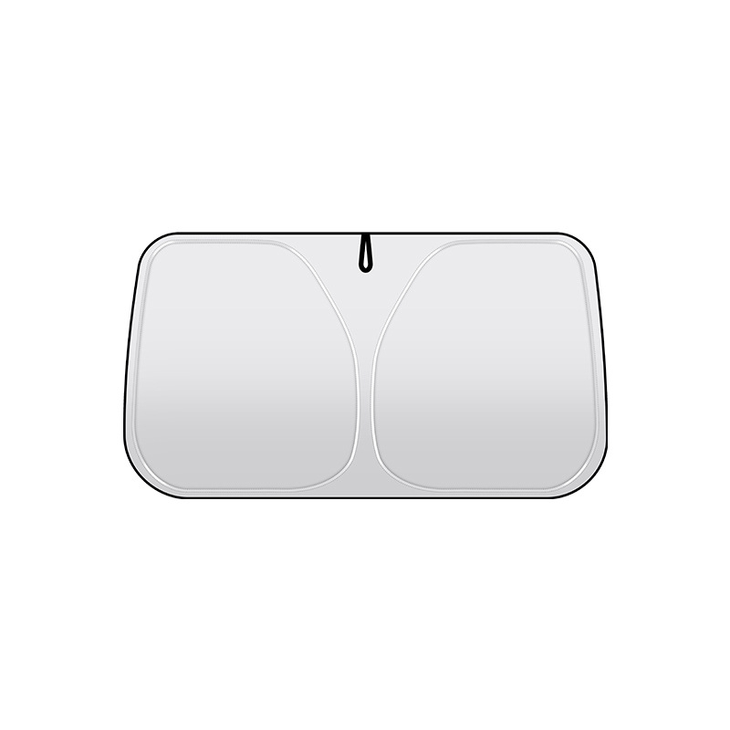 Μπροστινό ηλιοπροστατευτικό κάλυμμα αυτοκινήτου, αλουμινόφυλλο, εγκατάσταση με κλιπ, δυνατότητα εκτύπωσης λογότυπου