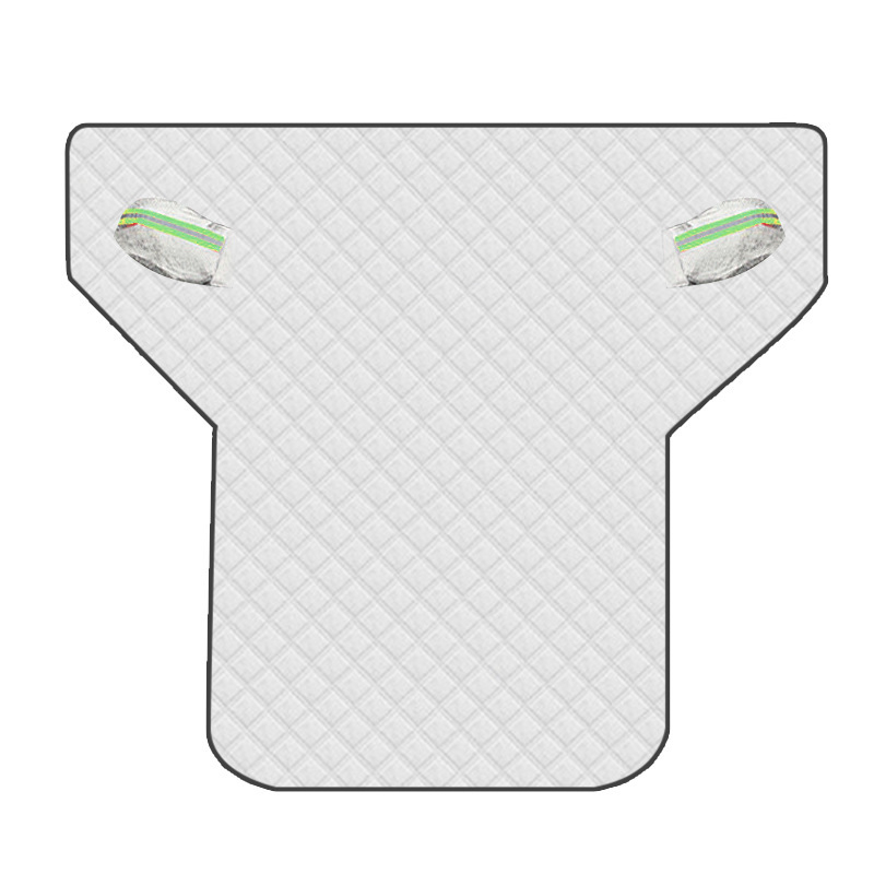 Покривало за предното стъкло на колата – алуминиево фолио, монтаж със snap-in, мрежест модел, семпъл стил