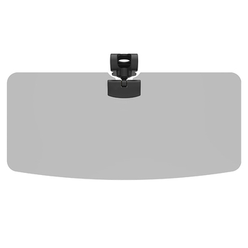 Handsome Bette PVC sun visor za vozača – ugradnja karticom, ispis logotipa, licencirana privatna oznaka, prednji dio, posebni automobili