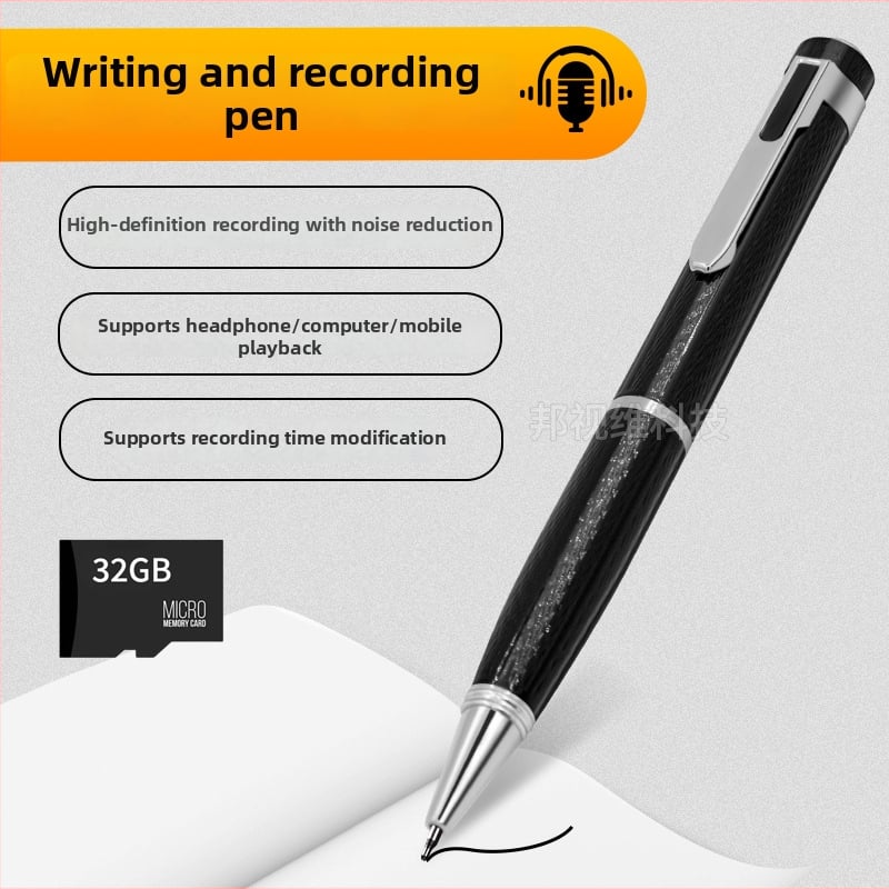 Φορητός καταγραφέας ήχου 32GB, MP3/WAV, Εγγραφή με ένα κλικ, USB 2.0, Μεταλλικό σώμα