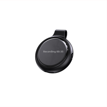 AI trokšņu samazināšanas Bluetooth diktofonam RV-20 tulkošanai un transkripcijai, WAV ieraksts, 12 stundas, USB 2.0