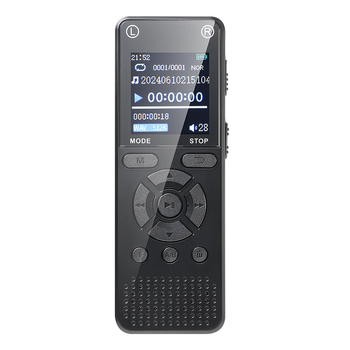 Digitalni glasovni snimač s MP3 playerom, 64GB/128GB, WAV snimanje, 80 sati, USB 2.0, dva mikrofona