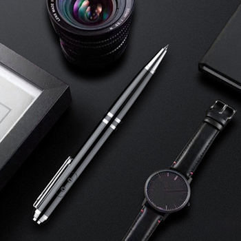 Στυλό-καταγραφέας με διπλά ευρυκατευθυνόμενα μικρόφωνα, WAV εγγραφή, 24 ώρες, έως 9999 αρχεία, USB 2.0