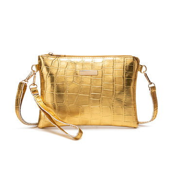 Geantă de umăr din PU, pătrată, cu fermoar, căptușeală poliester, design tridimensional, iarna 2024