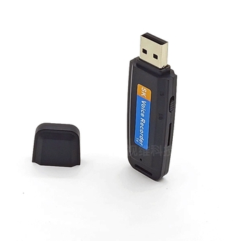 USB ψηφιακός καταγραφέας φωνής με εγγραφή με ένα κλικ, WAV ήχος, 600 λεπτών εγγραφή, SD κάρτα, USB 2.0