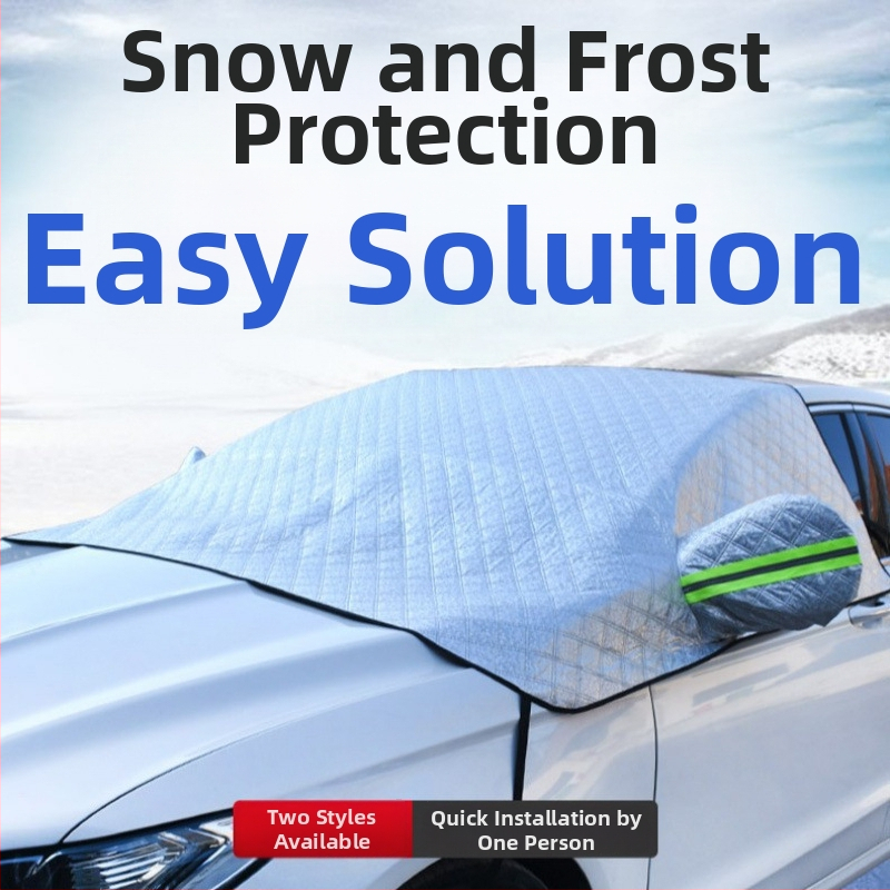 Pokrytie predného skla - teleskopické, proti námraze a snehu, pre vonkajšie použitie, univerzálne (Materiál: hliníková fólia; Inštalácia: teleskopická; Vzor: mreža)