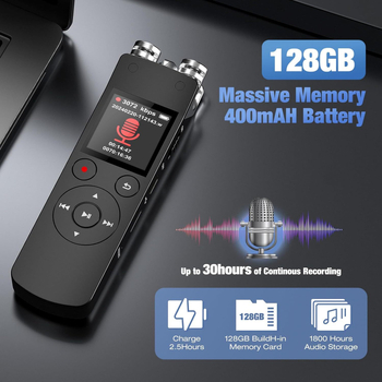 N15 zapisno pero, WAV format, inteligentni način snimanja, USB 2.0, LCD zaslon, dvostruki kondenzatorski mikrofon