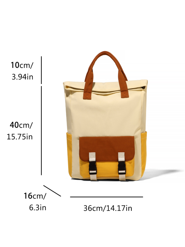 Unisex plátenný batoh – kapacita 20–35 L, štýl mládežnícky kampus, ergonomické vzduchové popruhy