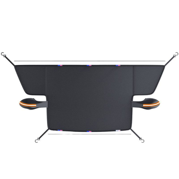 Protecție solară față pentru mașină, material Oxford, montaj încorporat, potrivire universală, protecție pentru geamurile auto, stil minimalist