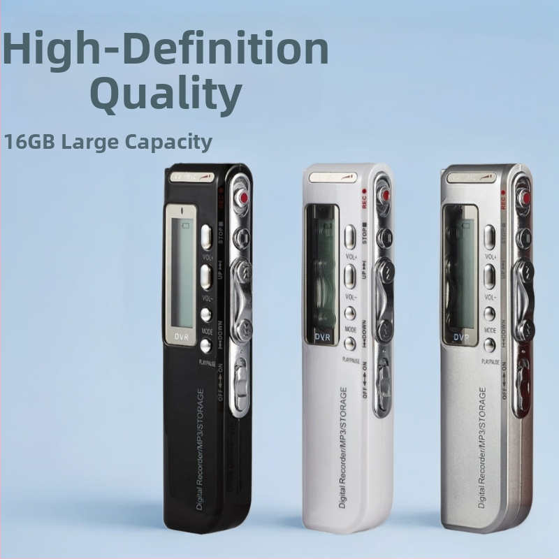 Digitálny diktafón M80, MP3/WAV formáty, čas nahrávania 99999, USB 2.0 rozhranie, tlačené logo