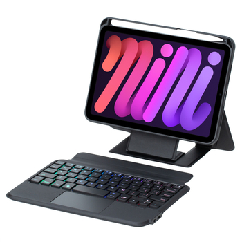 Zaštitna futrola s Bluetooth tipkovnicom s pozadinskim osvjetljenjem i dijeljenom podrškom za iPad Mini 6/7