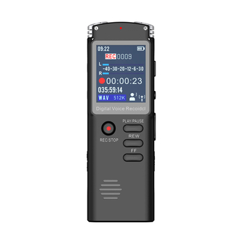 T60C Ψηφιακός φωνογράφος με LCD οθόνη, καταγραφή WAV, 600 λεπτών καταγραφής, μέχρι 10.000 αρχείων, USB 3.0