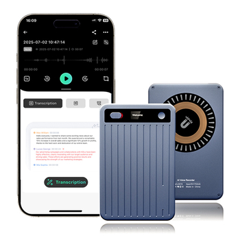 LA519 diktofón pero, USB 2.0, dvojitý mikrofón, farebný displej, hliníkové puzdro, AI prepis a preklad hlasu