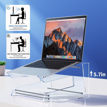 Akrylová stolová podložka pre notebook a knihy – jednovrstvá, viacúčelová, prenosná, bez montáže