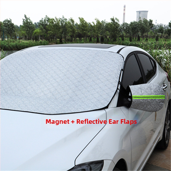 Slnečník na predné sklo auta s aluminovaným filmom, montáž vákuovými prísavkami, univerzálny pre Toyota