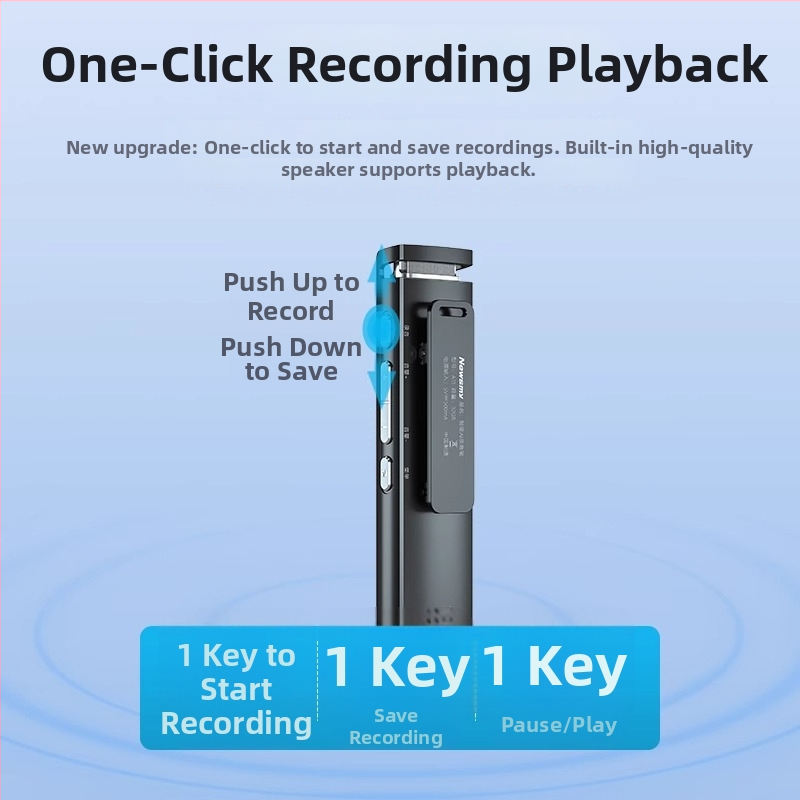 Newman A13 Καταγραφικό Φωνής – Διπλής Λειτουργίας Ηχογράφηση, MP3/WAV, 2400h, 64GB, Έγχρωμη Οθόνη