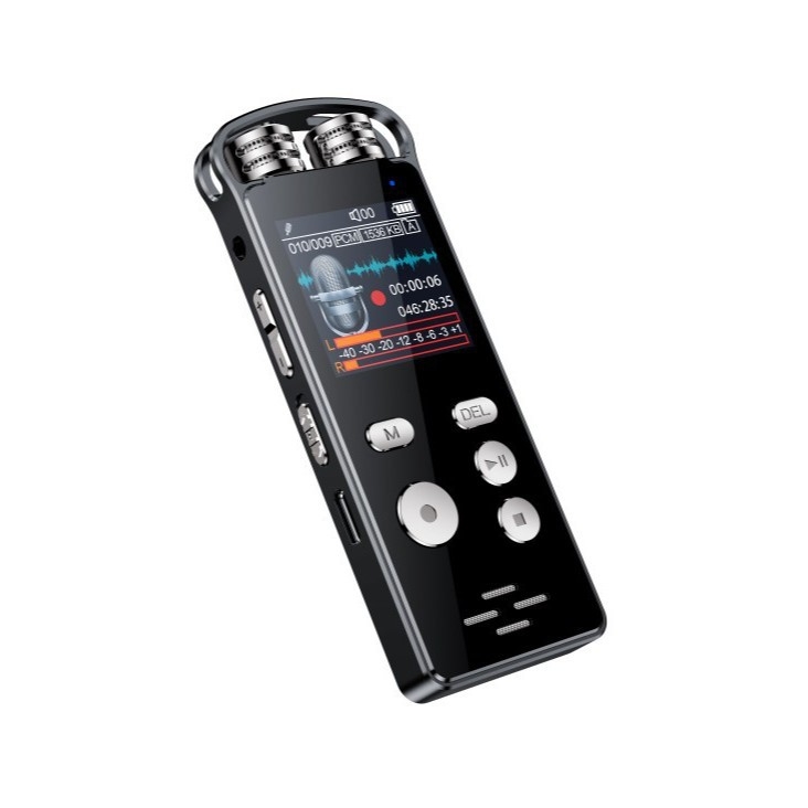 Hlasovo aktivovaný diktafón, MP3/WAV formáty, až 2400 min záznamu, USB 2.0, puzdro zo zinkovej zliatiny