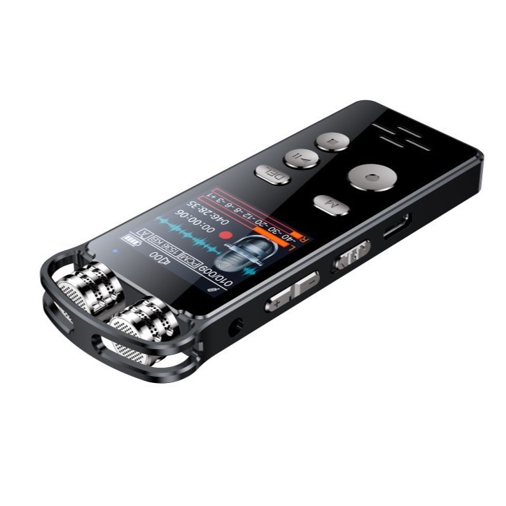 Hlasovo aktivovaný diktafón, MP3/WAV formáty, až 2400 min záznamu, USB 2.0, puzdro zo zinkovej zliatiny