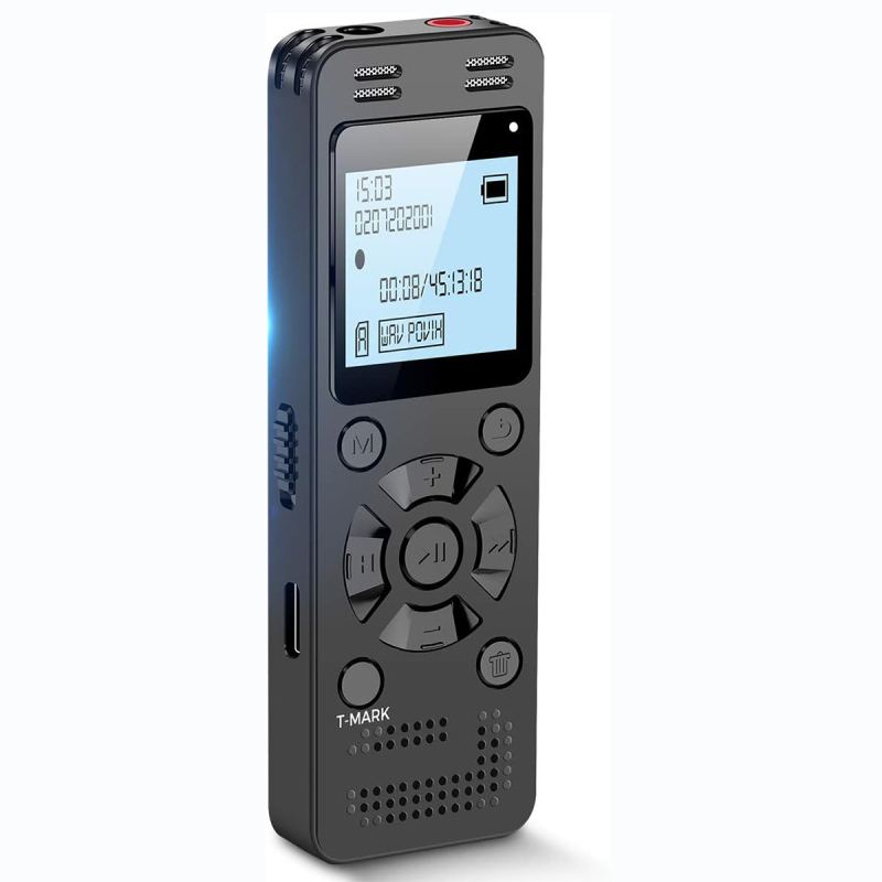 Φορητός ψηφιακός καταγραφέας φωνής V618 — MP3/WAV, χρόνος καταγραφής 2400, USB 2.0, μονοφωνικό μικρόφωνο