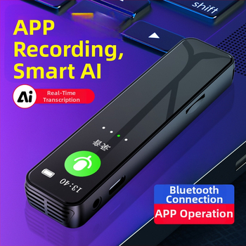 Prenosný diktafón s HD redukciou šumu pre právnikov, 10 hodín záznamu