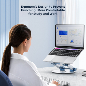 Držiak na notebook z hliníkovej zliatiny • Zdvihový typ • Nastaviteľná výška • Model LP06
