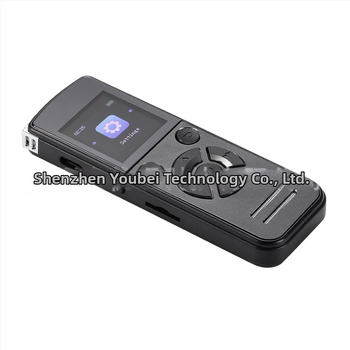 Digitálny záznamník hlasu s jedným klikom nahrávania a MP3 prehrávač ( WAV, 4500 minút nahrávania, TF karta, USB 2.0)