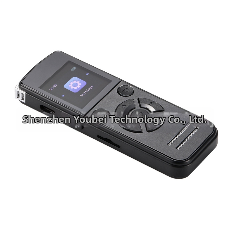 Digitálny záznamník hlasu s jedným klikom nahrávania a MP3 prehrávač ( WAV, 4500 minút nahrávania, TF karta, USB 2.0)