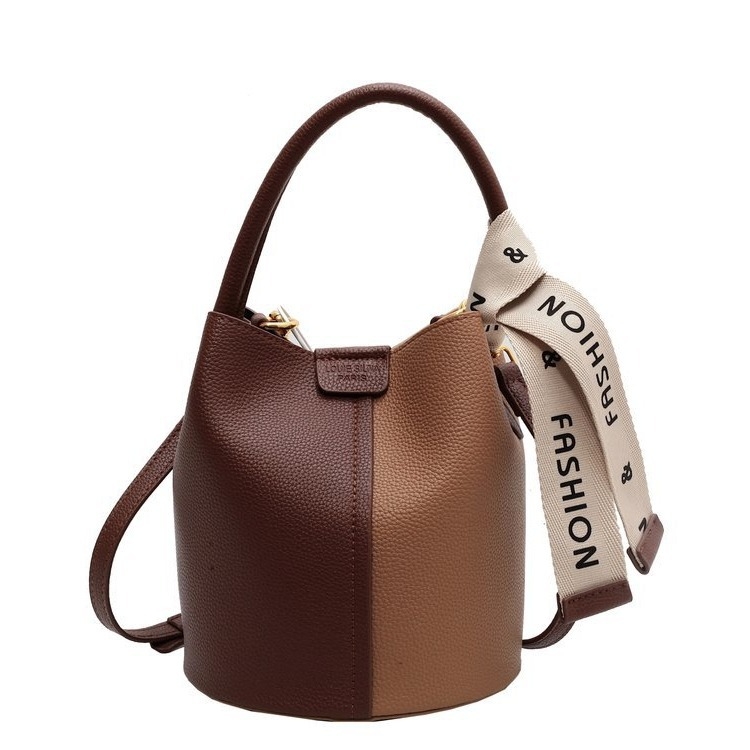 PU bucket taška s magnetickým zatváraním, vnútorná kapsa na telefón, podšívka z syntetickej kože