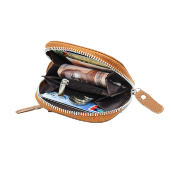Mincovka z pravej kože, prvá vrstva hovädzej kože, harmonikový držiteľ kariet, viac priehradok na karty, unisex